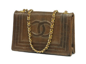 CHANEL Single Full Flap Lizard 