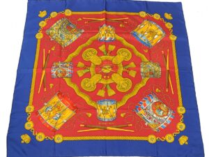 HERMÈS SILK SCARF LES TAMBOURS