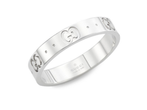 Gucci Icon GG White Gold