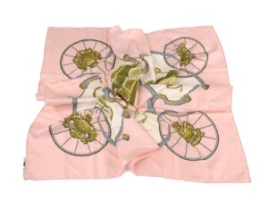 HERMÈS CARRE 90 Springs Pink Scarf